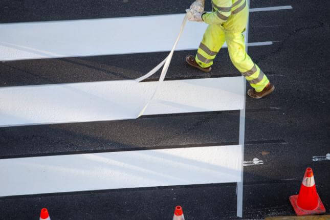 white-lining-contractor in Neston